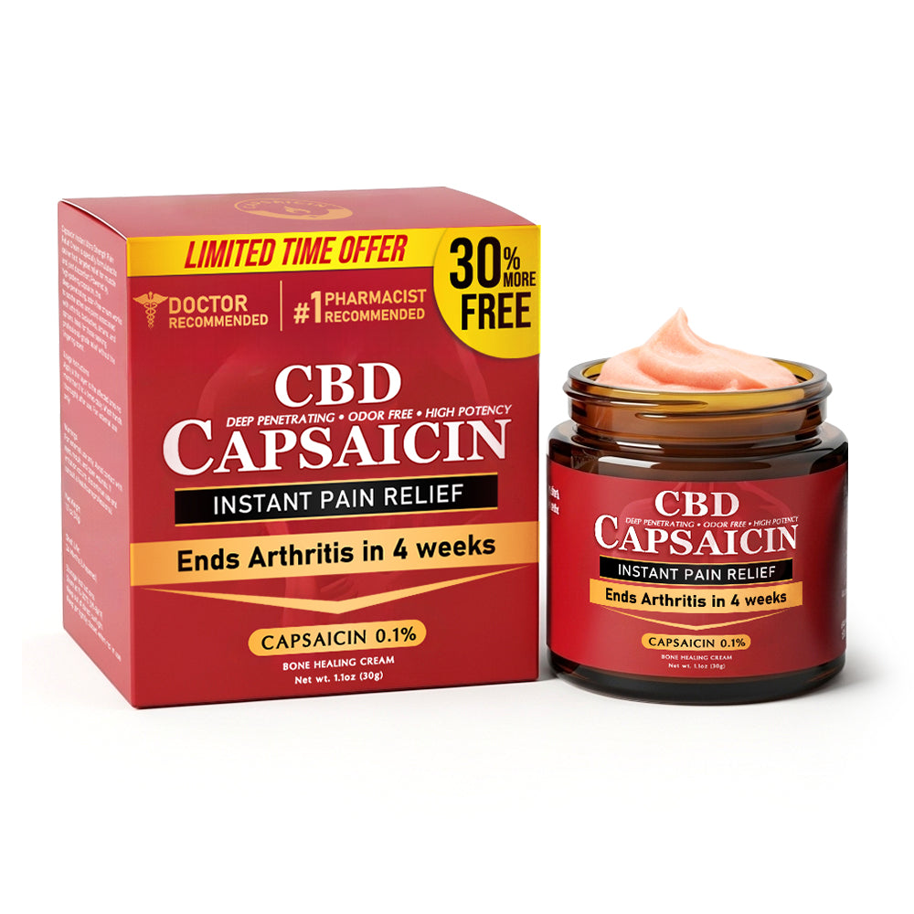 🧑🔬Made in an FDA-registered facility: Therma Core 𝗖𝗕𝗗 Capsaicin Instant Pain Relief Bone Healing Cream🌿🌶️