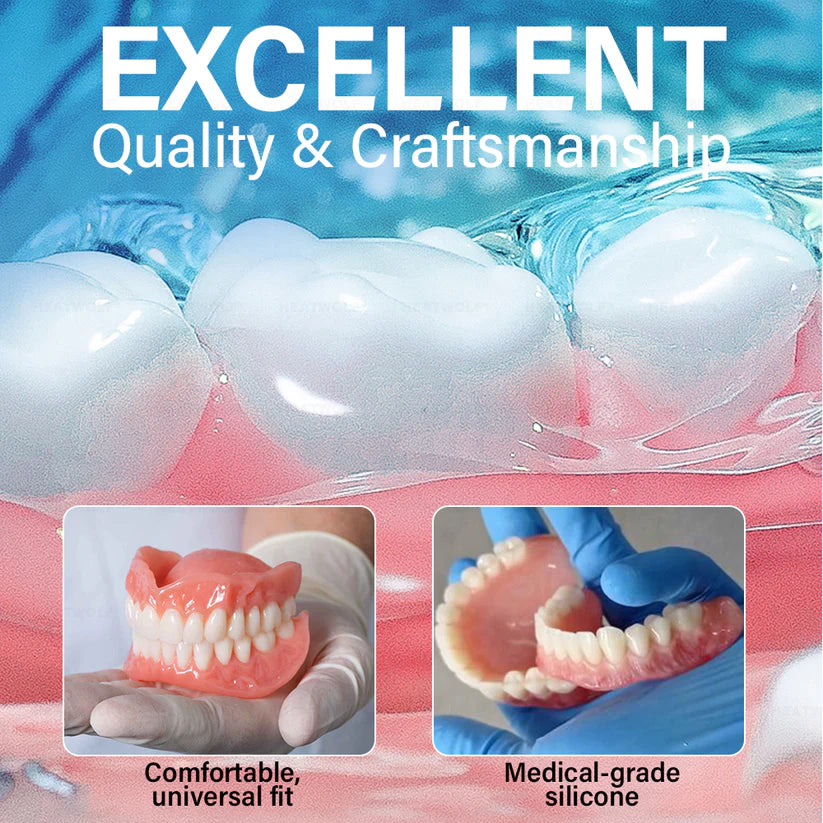 Made and Shipped from 🇬🇧 Furzero® Adaptable Custom-Fit Functional Complete Dentures