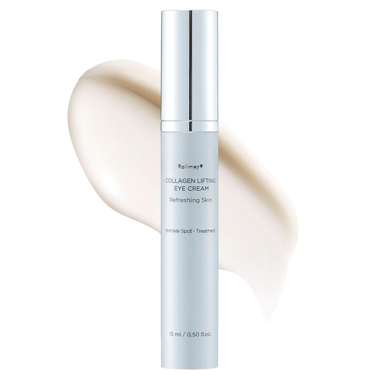 Rolimey® Collagen Lifting Eye Cream - Roller Applicator, Wrinkle Spot Treatment, Revitalizing Moisturizer,Tightening Under Eye For Wrinkles,Fine Lines, Under Eye Bags, Lift Treatment For Men & Women